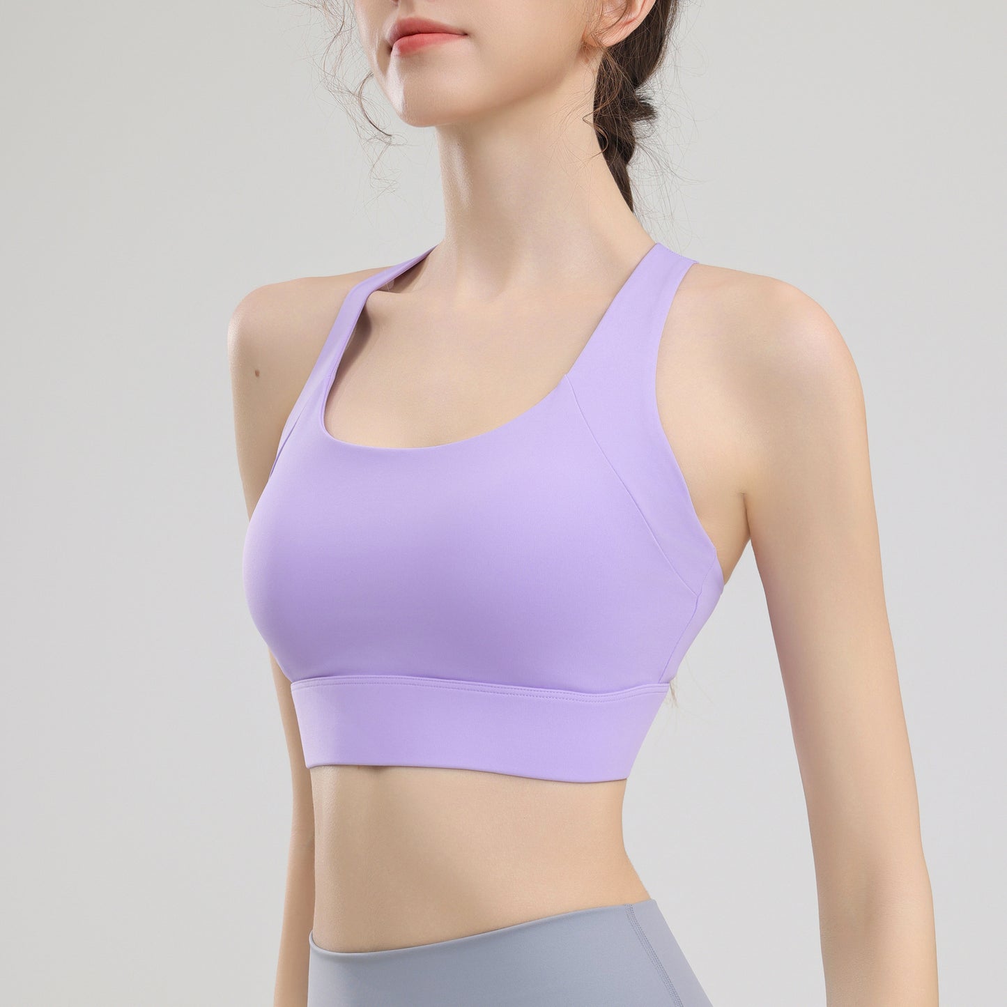 Premium Women's Training Top: High-Quality Elastic Running Sports Bra & Yoga Tank