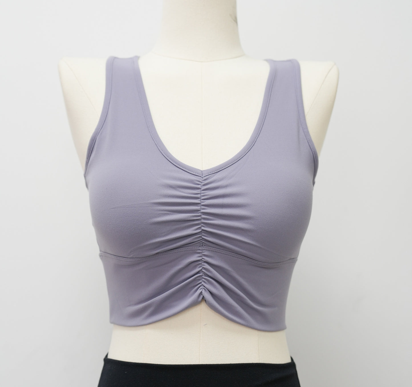 Sexy Women's Yoga Vest - Double Georgette Figure-Hugging Top, Professional Cropped Yoga Tank