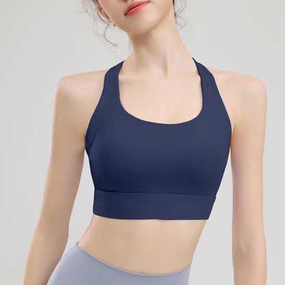 Premium Women's Training Top: High-Quality Elastic Running Sports Bra & Yoga Tank
