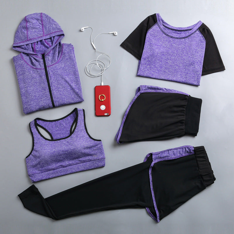 5-piece Women's Fitness Yoga Exercise Set