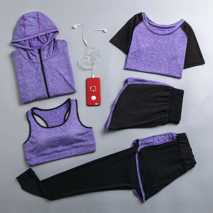 5-piece Women's Fitness Yoga Exercise Set